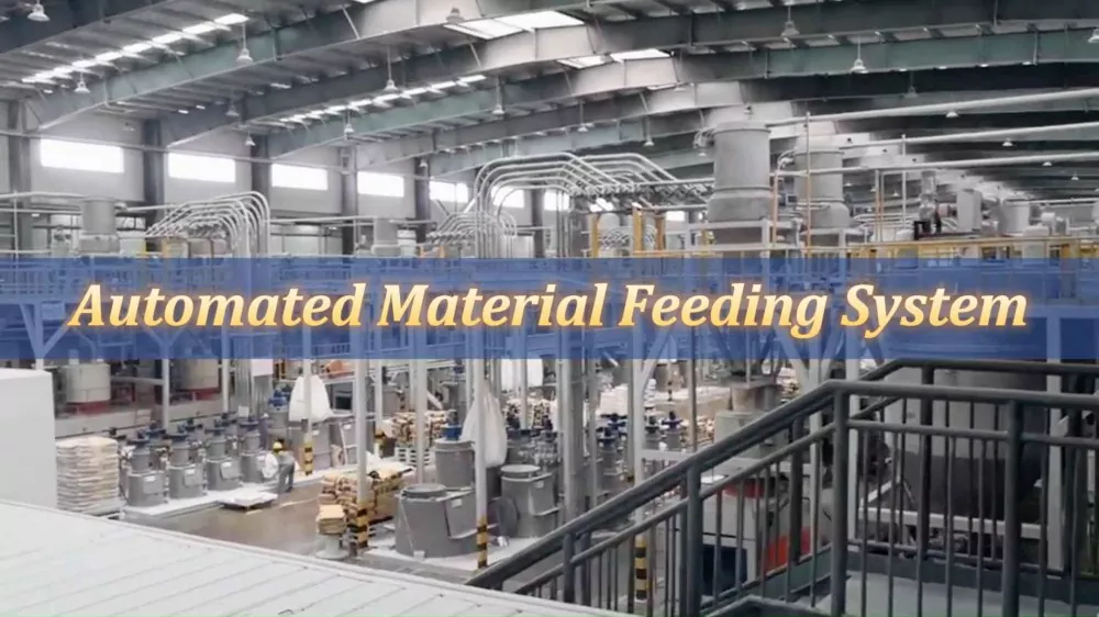Sistema de alimentación de material automatizado